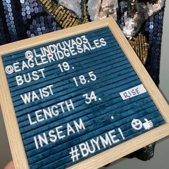 Vintage French Connection Sequin Floral Mini Dress Size 8 - Picture 7 of 8